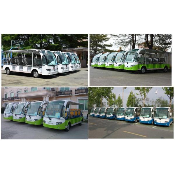 8 Passengers Mini Electric Sightseeing Car With Rear Small Package Box