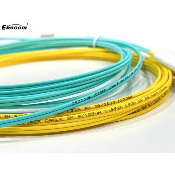 High-Performance Fiber Optic Patch Cord with Ultra-Low Insertion Loss Premium Tensile Strength and Flame-Retardant LSZH Jacket