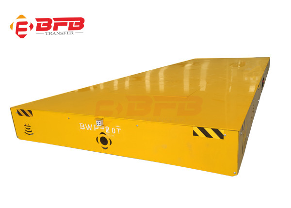 Battery Driven 15T Workshop Trackless Transfer Cart Intelligent Charging
