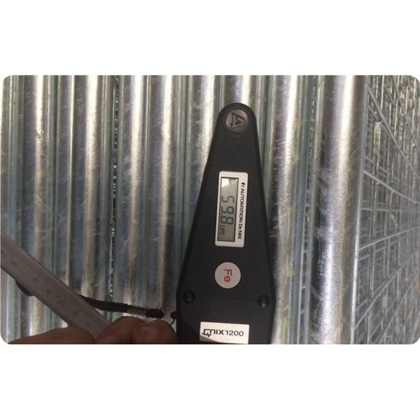 temporary fence galvanized amount 