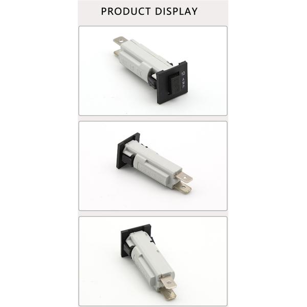 Mini Miniature Overload Electrical Push To Reset Snap-in Thermal Resettable Circuit Breaker