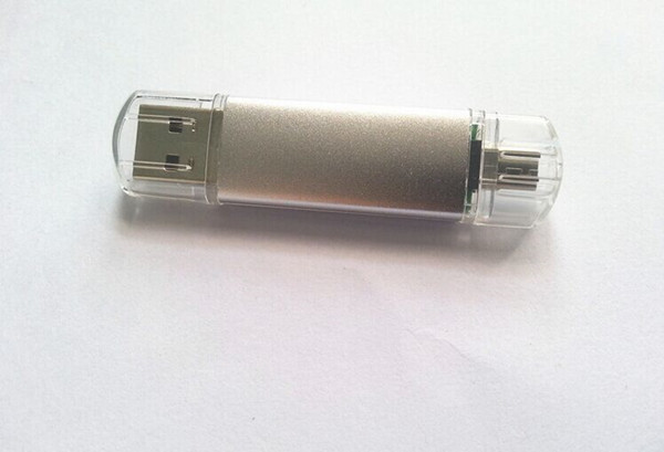 Red Rectangle Smartphone USB Flash Drive OTG 4GB Usb 2.0 Pen Drive