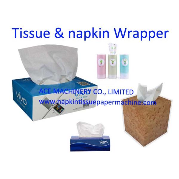 Automatic 50 Bag / Min Facial Tissue Packing Machine