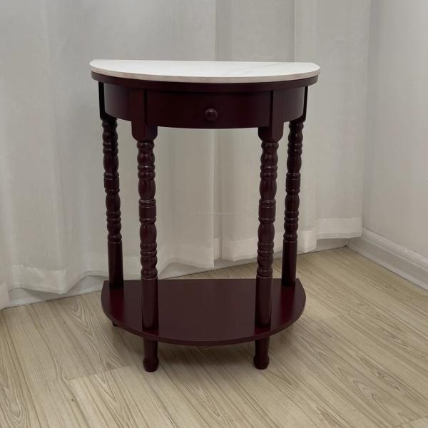 Rectangular and Square Dining Room Furniture Antique Solid Wood Coffee Side Table for Sophisticated Office Interiors