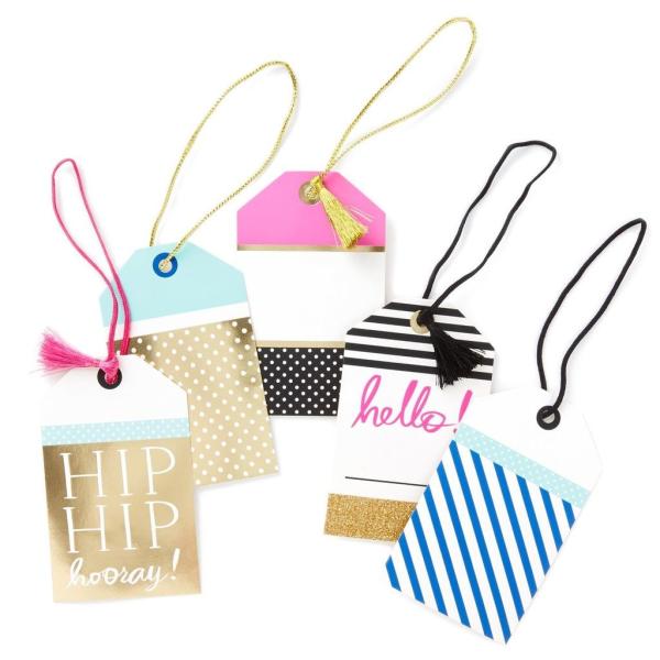 Custm Children'S Christmas Gift Tags Personalized Printable With String Holiday Decoraction