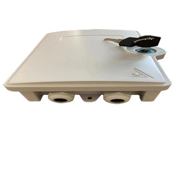 wall mount Outdoor Fiber Optic Distribution Box，PC+ABS material IP65