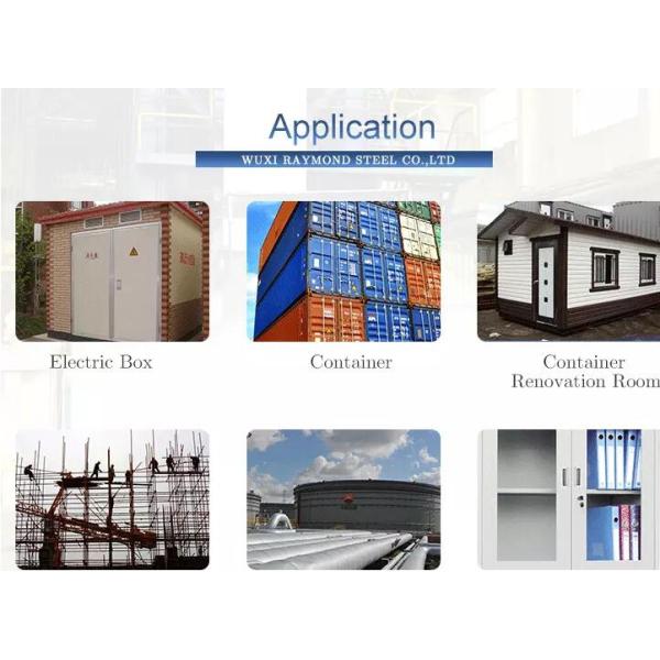 Cathodic Protection Galvanized Steel Sheet Anti Oxidation Lightweight High Precision