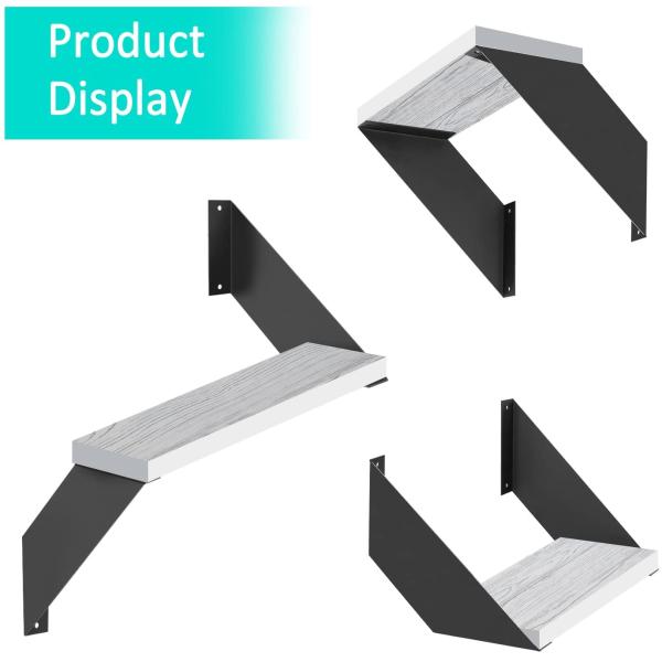 Customized Invisible Floating Wall Shelves Support with Triangle Right Angle Bracket