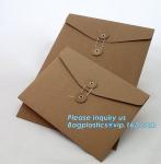 A5 brown kraft paper material envelop for gift packaging,Custom Printing Half