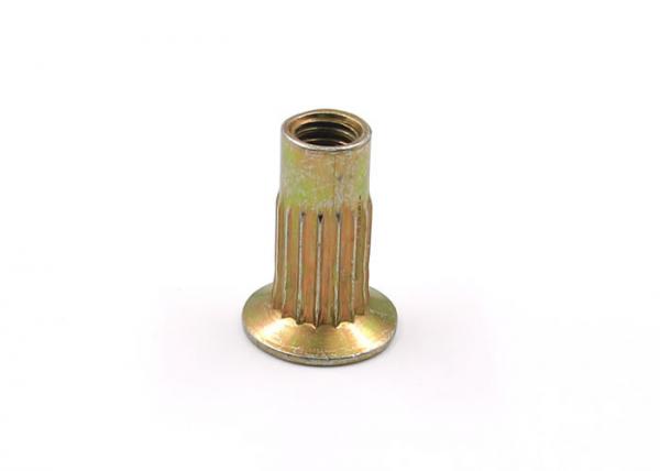 Buy Zinc Plated Flat Head Blind Nut with Straight Knurls Used Construction Fields at wholesale prices