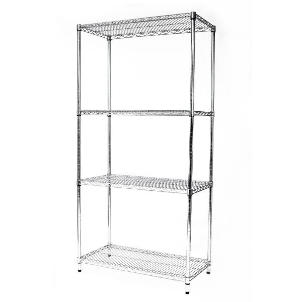 Customized ESD Storage 4 Layers Shelf Trolley Wire Mesh shelving Cart