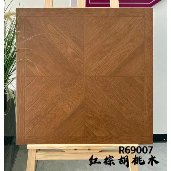 Brown 600x600mm Antibacterial Ceramic Floor Tile AAA Grade