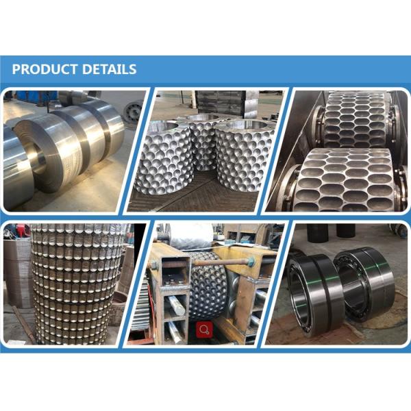 High Chrome Alloy Quenching Rollers Customized Shape for Briquette Machine Performance