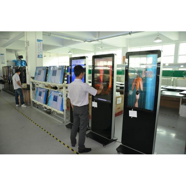 Public Floor Standing Digital Signage Multiple Language Supported