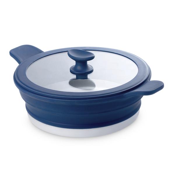 Customized Silicone Cooking Pot Collapsible Silicone Cookware Camping