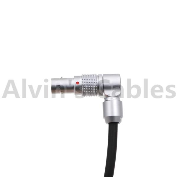 Rotatable Right Angle Camera Power Cable 2 Pin For Atomos Shinobi Ninja V Monitor