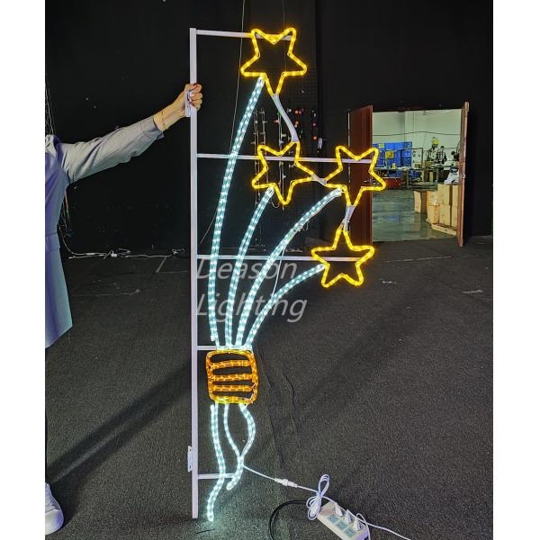 commercial christmas pole decorations led