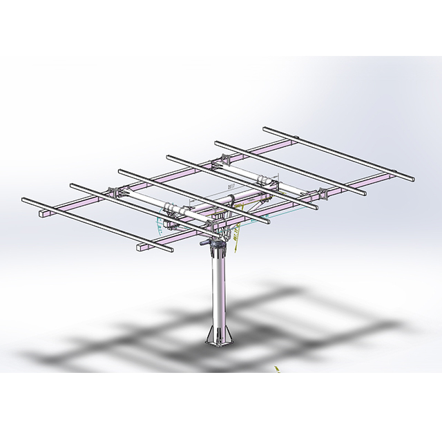 5kw Solar Tracker Controller Dual/Single Axis with Slewing Drive Integrated Solar Bracket and 24dc Solar Tracking System