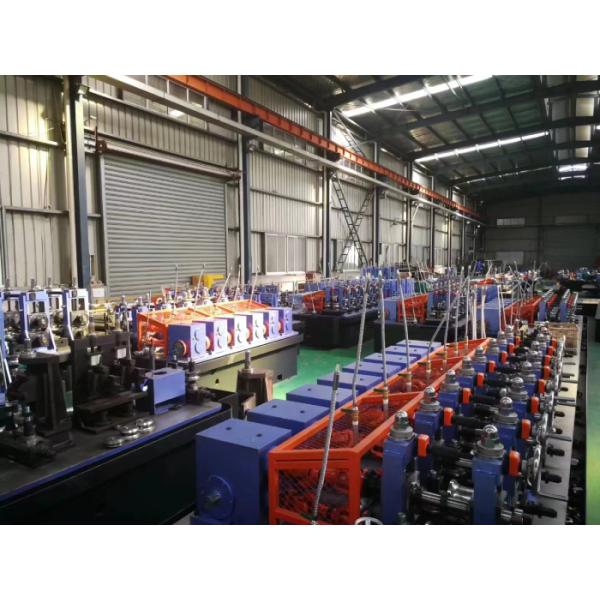 6mm Thickness High Frequency Welded Tube Mill Machine For Round Tube And Square Tube