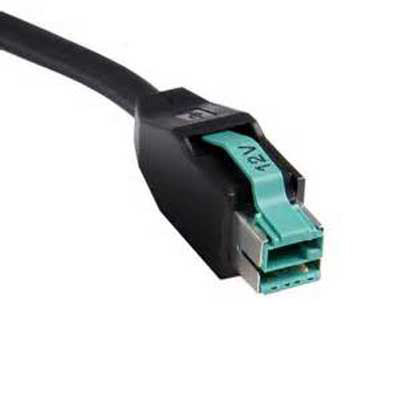 POS System 12V Double Ended USB Cable Copper Core Wire With 3.8M Length
