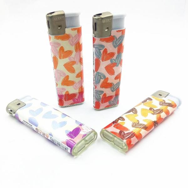 Kitchen OEM Custom Electronic Gas Lighter with En13869 Certification in Five Colors