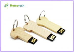 Quality keychain High Speed Usb Flash Drive , Personalised wooden usb sticks gift for sale