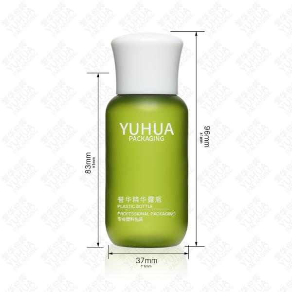 60ml 24/410 Green Plastic Packaging Bottle Round Shape With Press Dropper