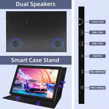 Portable 10.1 Inch Capacitive Touch Screen 1280*800 IPS LCD Display Module