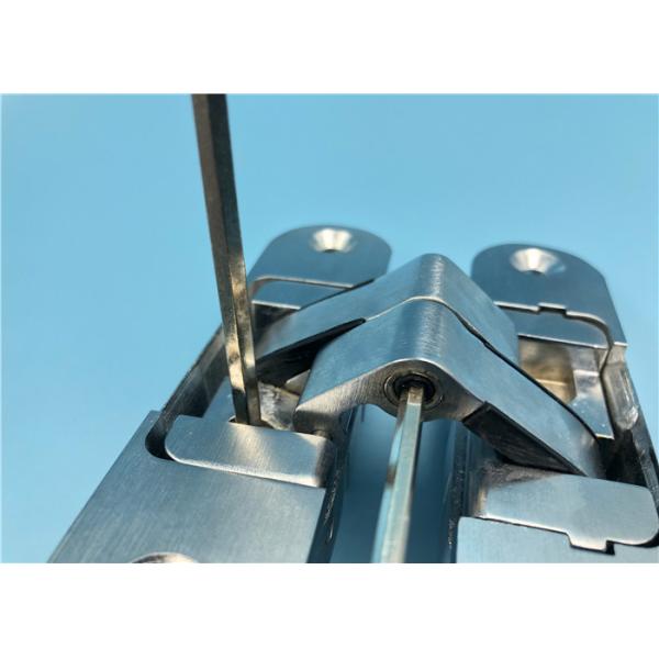 Satin Chrome Mortise Mount Invisible Hinge With Left Open 30*110mm