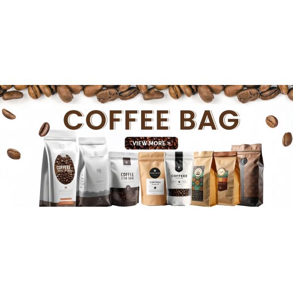 Reusable Coffee Packaging Bags Customized Large Capacity Practical