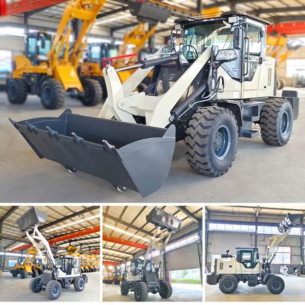 New Condition Bucket Loader Mini Wheel Loader 4x4 with Log Grapple Articulating Compact Mini Front End Loader