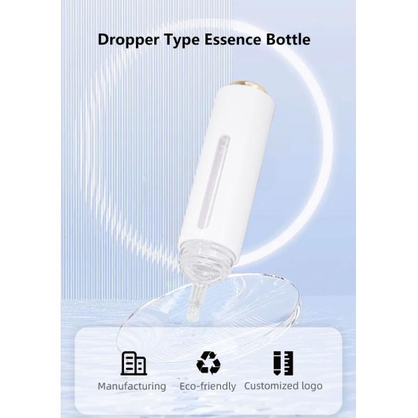 Empty CBD Cosmetic Pump Bottle 15ml With Plastic Push Button