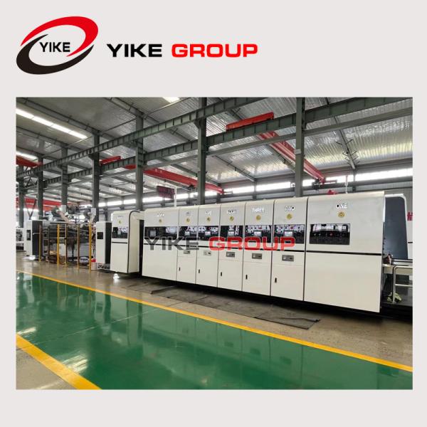 4 Colour Automatic 1200x2400mm Flexo Folder Gluer Machine