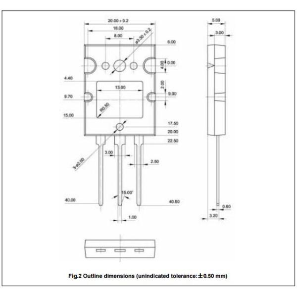 Silicon PNP Power Transistors ( Power Amplifier Applications ) 2SA1943