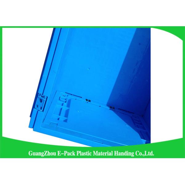 Recyclable Industrial Collapsible Plastic Box , Plastic Folding Crate For Logistics