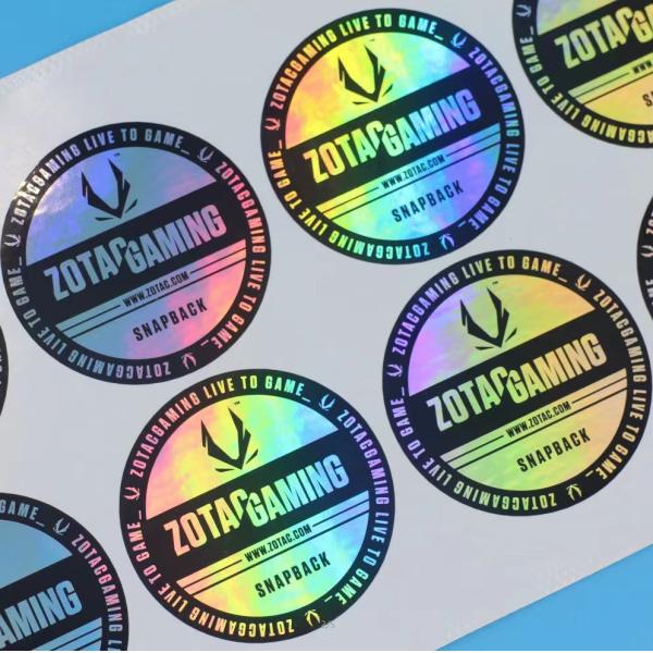 3d Holographic Seal Stickers Waterproof Reusable Cutomized Sizes