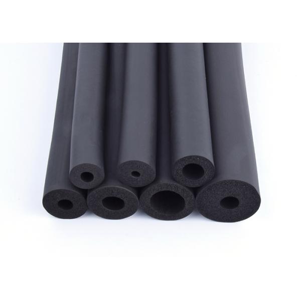 Fireproof Black Foam Rubber Insulation Pipe Multiscene 40kg/M3-70kg/M3
