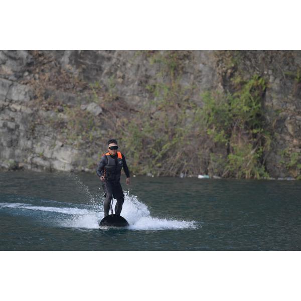 BluePenguin 110cc Two-Stroke Engine Driven Electric/Fuel Surfboard with Customized Logo
