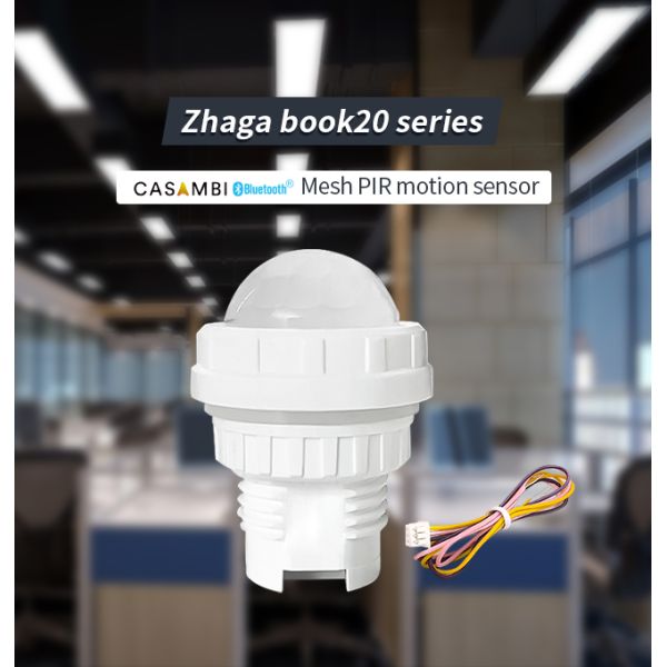 Zhaga book20 based CASAMBI BLE mesh PIR motion sensor, 0~10v output
