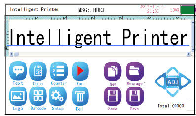 Bar Code Handheld Inkjet Printer Infinite Storage Oily Ink Type