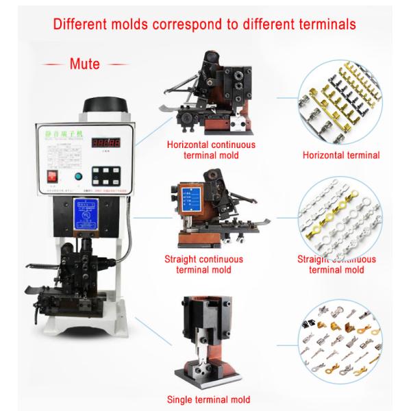 Semi Automatic Crimping Machine with 15KN Pressing Ability 0.45KW Average Power Consumption and 46KG Weight