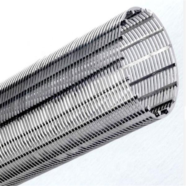 25um Wedge V Slotted Wire Johnson Screens Stainless Steel 316 Sieve Cylinder