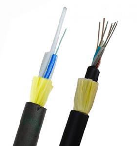Quality All-Dielectric Self-Supporting Outdoor Aerial ADSS 48 Core Fiber Optic Cable Span 100-1000m for sale