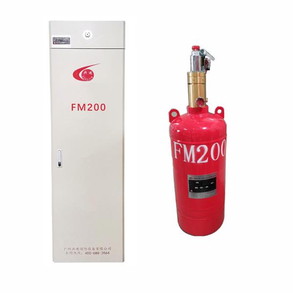 Easy Install Single Zone FM200 Fire Cabinet System Red Color Class A/B/C Protection