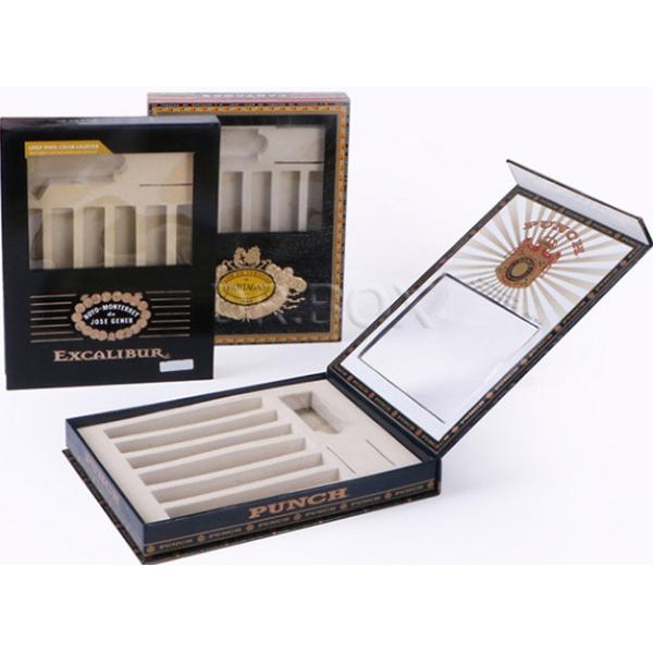 Custom Cardboard Cigar Storage Box With Humidity Control For Electronic Devices