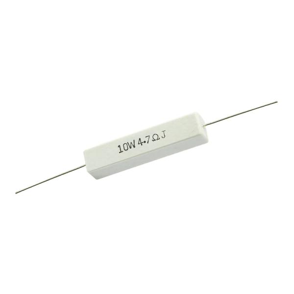 Custom Logo Original 10W 4.7R Ohm Ceramic Cement Resistor For Audio Crossover