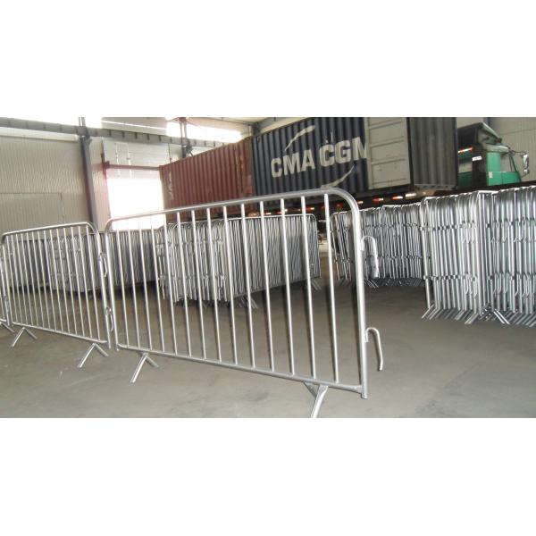Crowd Control Barriers Removable Available Powder Painted, Hot Dipped Galvanized, Pre-Galvanized OD 32mm outer frame tub