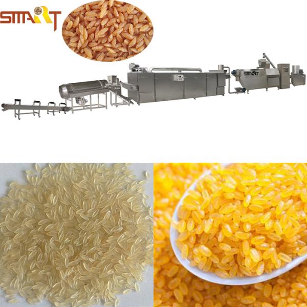 6542 Barrel 45kw Artificial Rice Extruder Machine Omron Relay