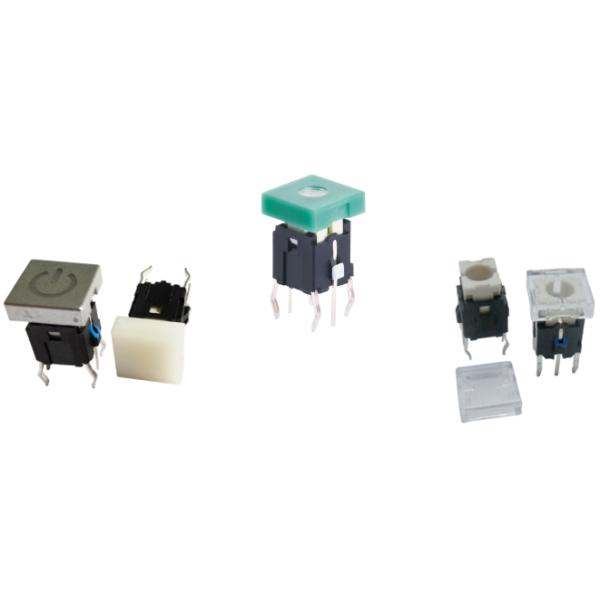 Illumination Tactile Switch, RGB 6*6 Multiple Color Led Button Switch ,Lighted Tact Switch,mini Illuminated Tact Switch