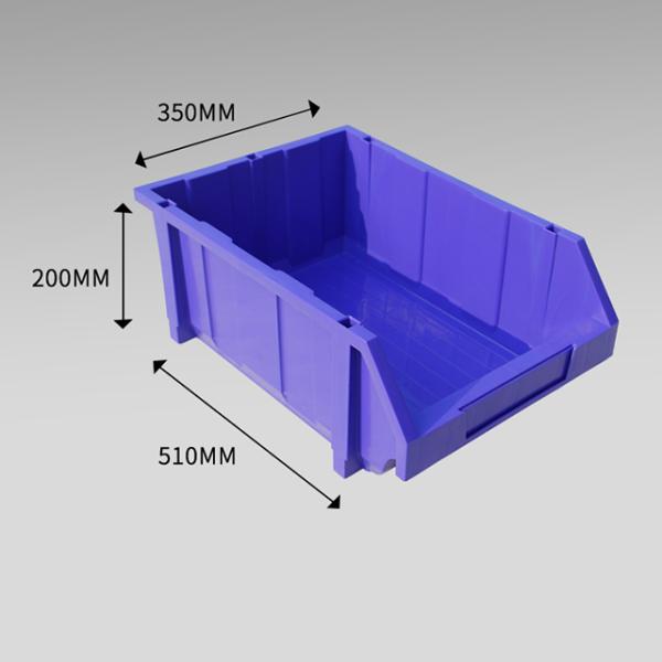 Wholesale Warehouse Tool Storage Box Stacking Bins Industrial Workbench Plastic Stackable Storage Shelf Bin